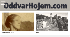 Desktop Screenshot of oddvarhojem.com